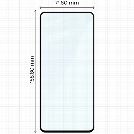 Szkło hartowane Bizon Glass Edge Duo do OnePlus Nord 3, czarna ramka, 2 sztuki