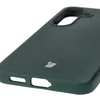 Silikonowe etui Bizon Soft Case do Galaxy S25, ciemnozielone