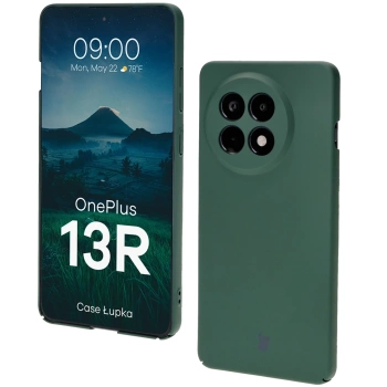 Etui Bizon Case Łupka do OnePlus 13R, zielone
