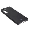 Etui silikonowe z pierścieniem magnetycznym Bizon Case Silicone Magnetic do Galaxy S23 Plus, czarne