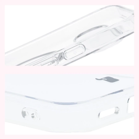 Etui z pierścieniem magnetycznym Bizon Case CrystalO do Google Pixel 10 / 10 Pro, przezroczyste