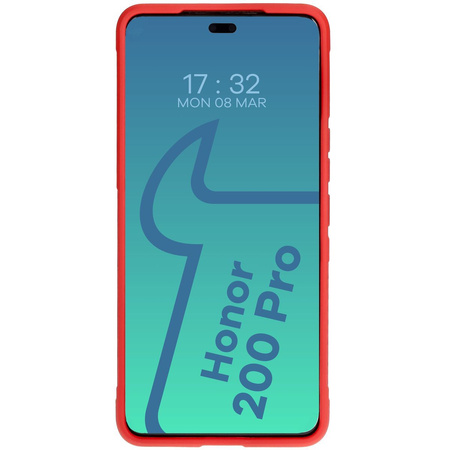 Pancerne etui Bizon Case Tur do Honor 200 Pro, czerwone