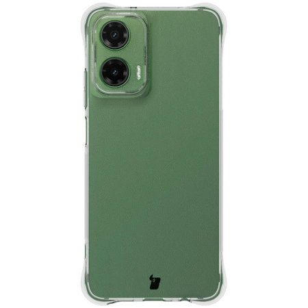 Elastyczne etui + 2x folia na ekran Bizon Case Clear Pack do Motorola Moto G35 5G