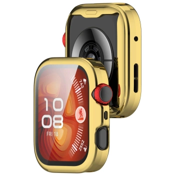 Etui z osłoną ekranu Bizon Case Watch Felipe do Huawei Watch Fit 4, złote