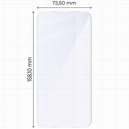 Elastyczne szkło hybrydowe Bizon Glass Mule Duo do Xiaomi 15T, 2 sztuki