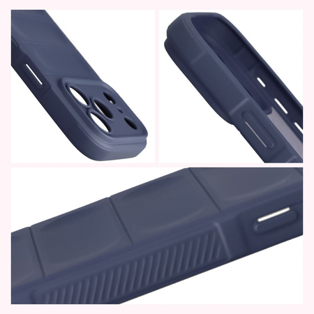 Pancerne etui Bizon Case Tur do iPhone 17 Pro, granatowe