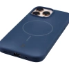 Silikonowe etui z pierścieniem magnetycznym Bizon Soft Case Magnetic do iPhone 16 Pro Max, granatowe