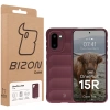 Pancerne etui Bizon Case Tur do OnePlus 15R, burgundowe