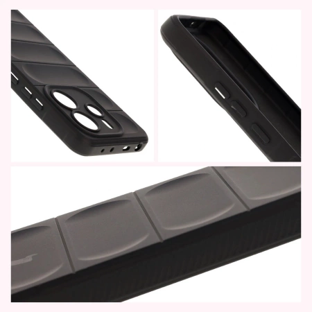 Pancerne etui Bizon Case Tur do Xiaomi Redmi Note 14 4G, czarne