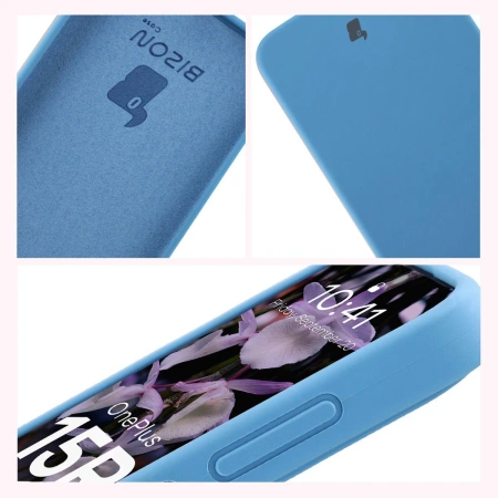 Silikonowe etui Bizon Soft Case do OnePlus 15R, niebieskie