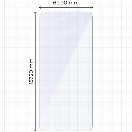 Elastyczne szkło hybrydowe Bizon Glass Mule do Oppo Reno13 F/FS