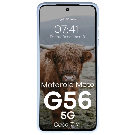 Pancerne etui Bizon Case Tur do Motorola Moto G56 5G, jasnoniebieskie