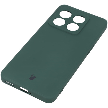 Etui Bizon Case Silicone do OnePlus 10T, ciemnozielone