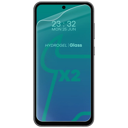 Folia hydrożelowa na ekran Bizon Glass Hydrogel Front Duo do Galaxy S23 FE, 2 sztuki