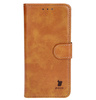 Etui z klapką Bizon Case Pocket do Galaxy S25 / S24, brązowe