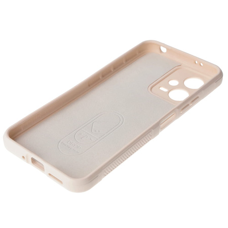 Pancerne etui Bizon Case Tur do Xiaomi Pocophone X5, beżowe