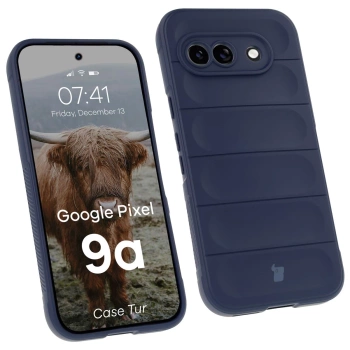 Pancerne etui Bizon Case Tur do Google Pixel 9a, granatowe