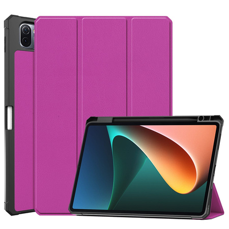 Etui Bizon Case Tab Lizard do Xiaomi Pad 5 / 5 Pro 11.0, fioletowe