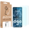 Elastyczne etui + 2x szkło hartowane Bizon Case Clear Pack do Motorola Moto G56 5G