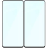 Szkło hartowane Bizon Glass Edge Duo do Galaxy A52s / A52 5G / A52 4G, czarna ramka, 2 sztuki