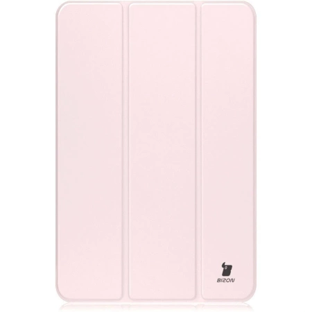Etui z klapką Bizon Case Tab Clear Matt do Galaxy Tab S10 FE Plus, różowe