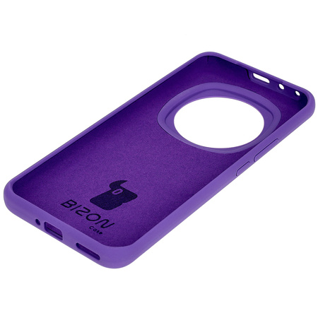 Silikonowe etui Bizon Soft Case do Honor Magic6 Pro, fioletowe