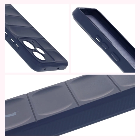 Pancerne etui Bizon Case Tur do Realme 14T 5G, granatowe