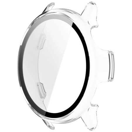Etui ze szkłem do zegarka Bizon Case+Glass Watch do Garmin Vivoactive 6, przezroczyste