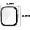 Etui ze szkłem do zegarka Bizon Case+Glass Watch do Huawei Watch Fit 4 Pro, czarne