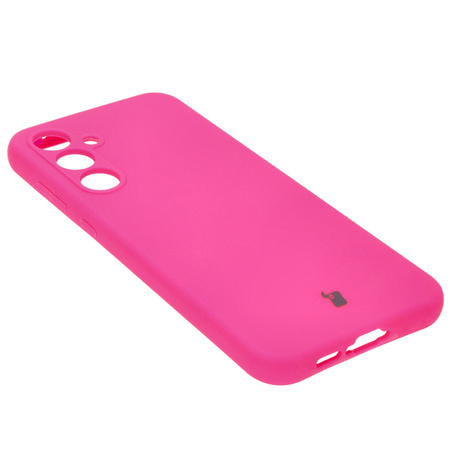 Silikonowe etui Bizon Soft Case do Galaxy A35 5G, neonowo-różowe