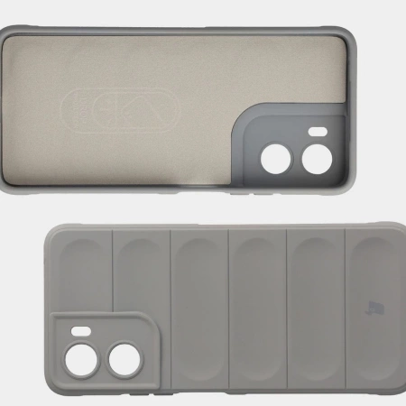 Pancerne etui Bizon Case Tur do Motorola Moto G06 4G / G06 Power 4, jasnoszare