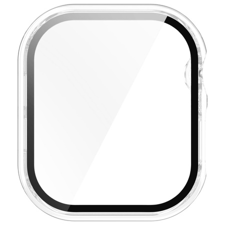 Etui ze szkłem do zegarka Bizon Case+Glass Watch do Apple Watch 10 42mm, przeźroczyste