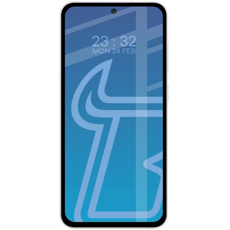 Szkło hartowane Bizon Glass Edge Duo do Galaxy S25 FE / S24 FE / A36 5G / A56 5G, czarna ramka, 2 sztuki