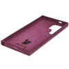 Silikonowe etui Bizon Soft Case do Galaxy S24 Ultra, ciemnofioletowe