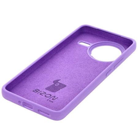 Silikonowe etui Bizon Soft Case do Xiaomi POCO F7 Pro, fioletowe
