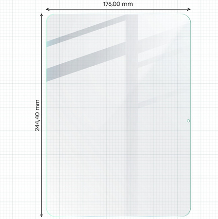 Szkło hartowane Bizon Glass Tab Clear Duo do iPad 11 / 10 gen. 2025 / 2022, 2 sztuki