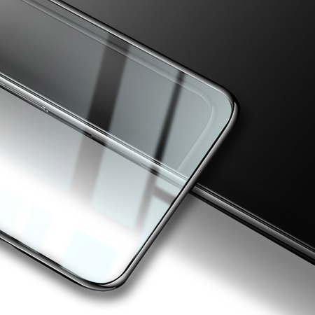 Szkło hartowane Bizon Glass Edge - 2 sztuki + ochrona na obiektyw, Xiaomi Poco F3, czarne