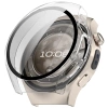 Etui ze szkłem do zegarka Bizon Case+Glass Watch do Huawei Watch 5 46 mm, przeźroczyste