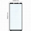 Szkło hartowane Bizon Glass Edge 2 do Sony Xperia 10 VII, czarna ramka