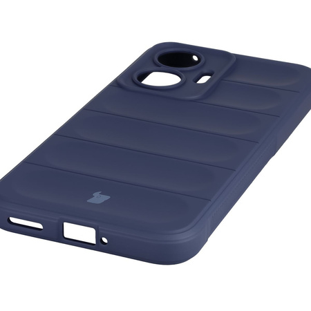 Pancerne etui Bizon Case Tur do Xiaomi POCO F7, granatowe