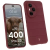 Pancerne etui Bizon Case Tur do Honor 400 Pro, burgundowe