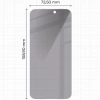 Prywatyzujące szkło hartowane Bizon Glass Clear Shadow do iPhone 16 Pro Max, przyciemniane
