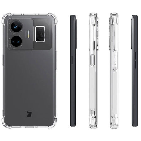 Etui + 2x folia Bizon Case Clear Pack do Realme GT3, przezroczyste