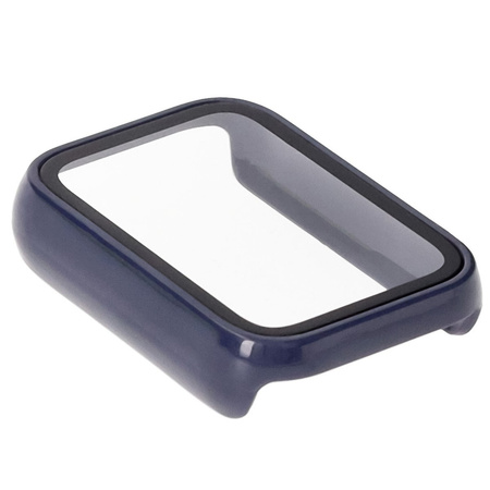 Etui ze szkłem do zegarka Bizon Case+Glass Watch do Xiaomi Mi Smart Band 9 Pro, niebieskie