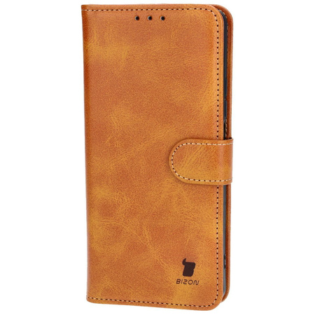 Etui z klapką Bizon Case Pocket do Xiaomi Redmi Note 13 5G, brązowe
