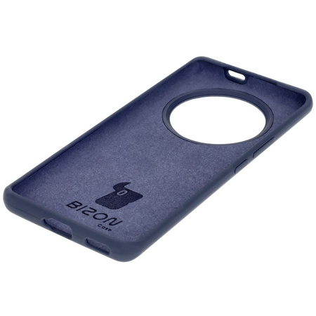 Silikonowe etui Bizon Soft Case do Honor Magic7 Lite, ciemnoniebieskie