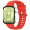 Pasek Bizon Strap Watch Silicone Pro do Huawei Watch Fit 3, czerwony