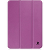 Etui Bizon Case Tab Croc do  iPad 11 / 10 gen. 2025 / 2022, ciemnofioletowe