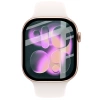 Szkło hybrydowe Bizon Glass Watch Edge Hybrid dla Apple Watch 11 / 10 (46 mm), czarne