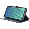 Etui z klapką Bizon Case Pocket do iPhone 16 Plus, granatowe